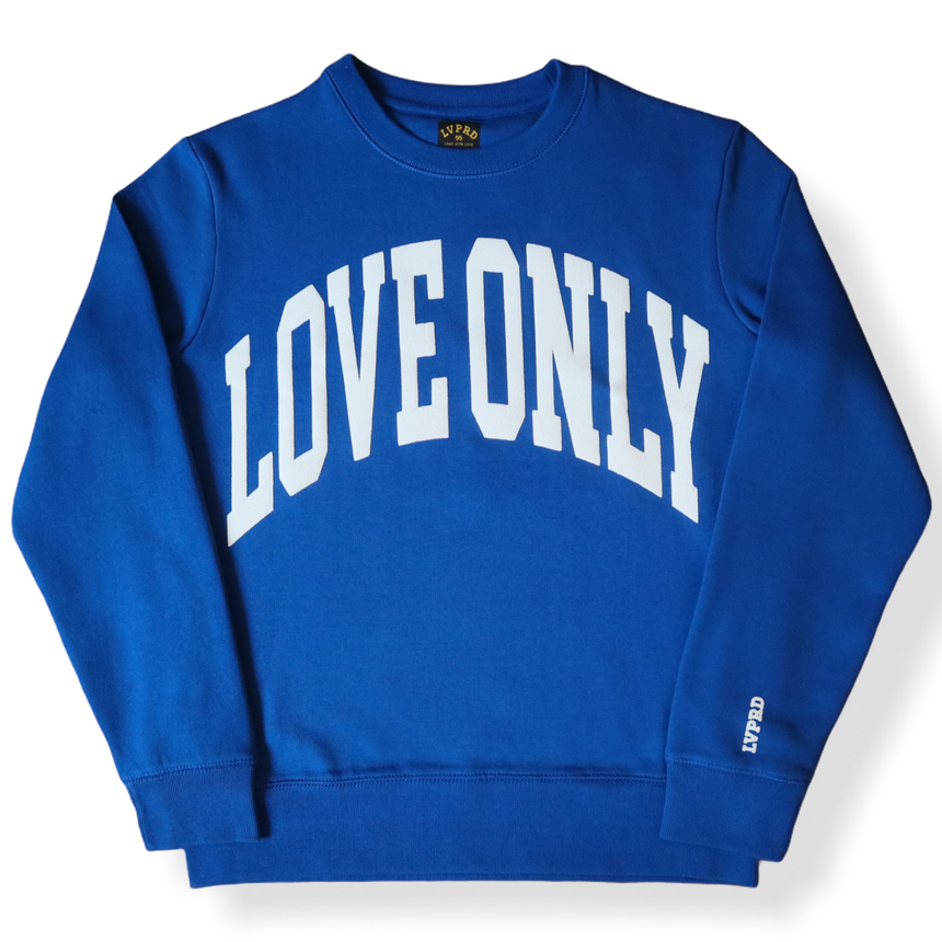 LOVE ONLY Crewneck Sweatshirt (Blue)