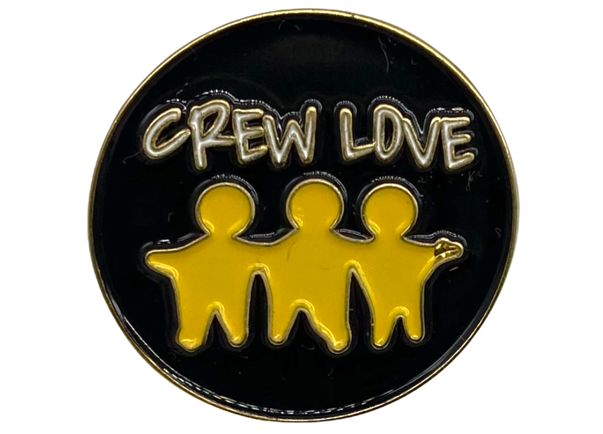 "Crew Love" Enamel Pin