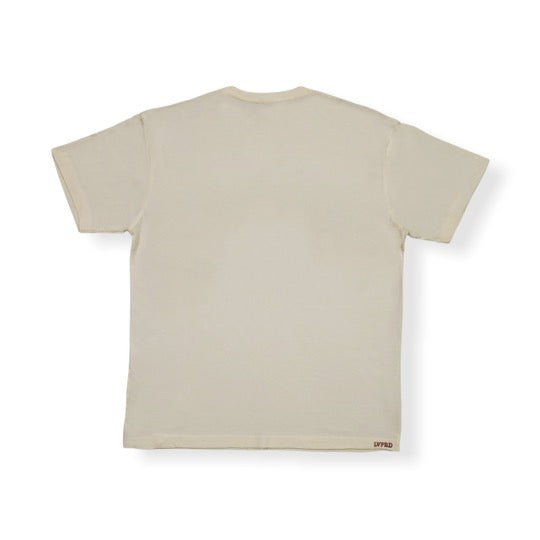 LOVE ONLY Short Sleeve T-Shirt (Off-White/Brown)